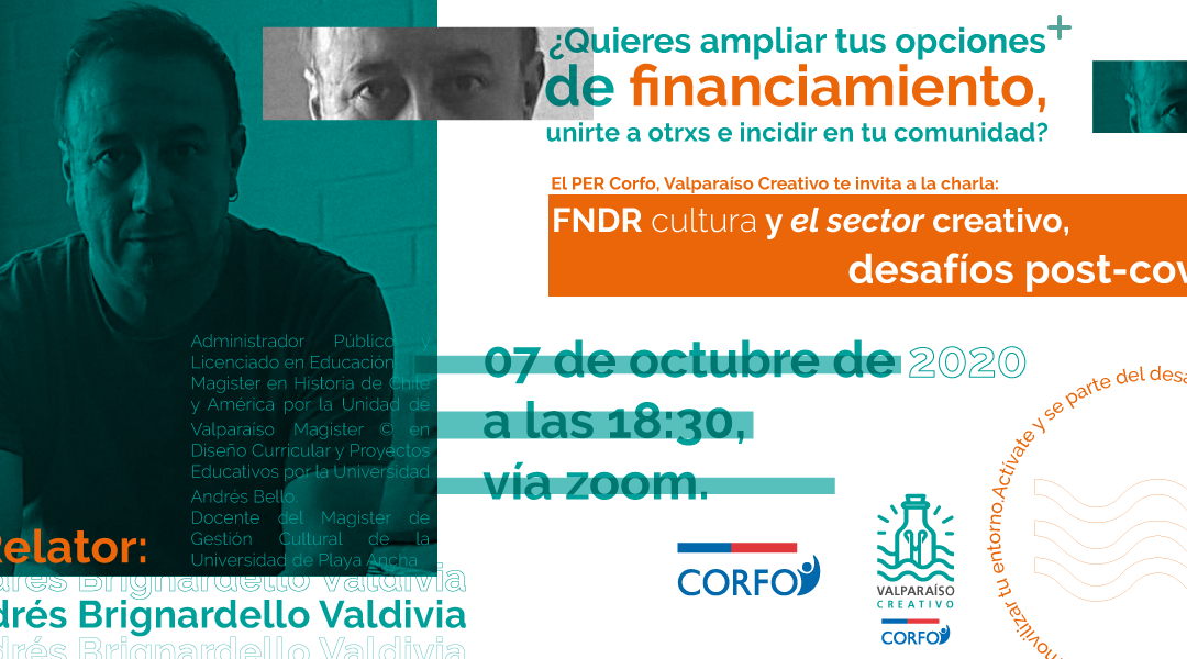 Charla: FNDR cultura y el sector creativo, desafíos post-covid