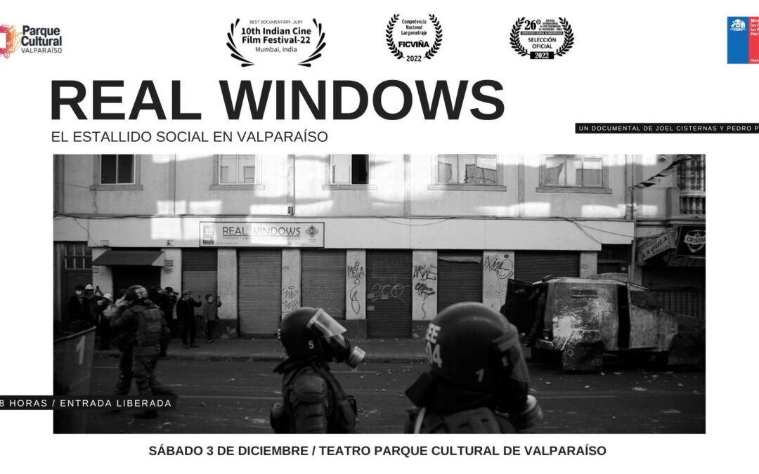«Real Windows»: documental sobre el estallido social en Valparaíso se exhibirá en el Parque Cultural de Valparaíso